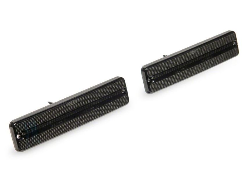 Raxiom J177412 87-95 Jeep Wrangler YJ Axial Series LED Front Marker Lights- Smoked