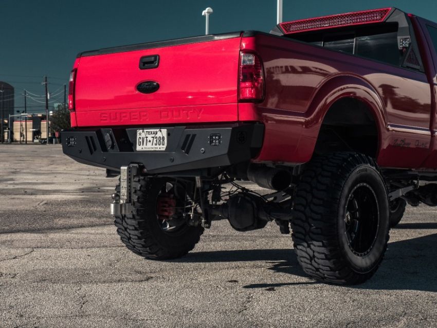 Road Armor 6112XR0B 11-16 Ford F-250 SPARTAN Rear Bumper - Tex Blk
