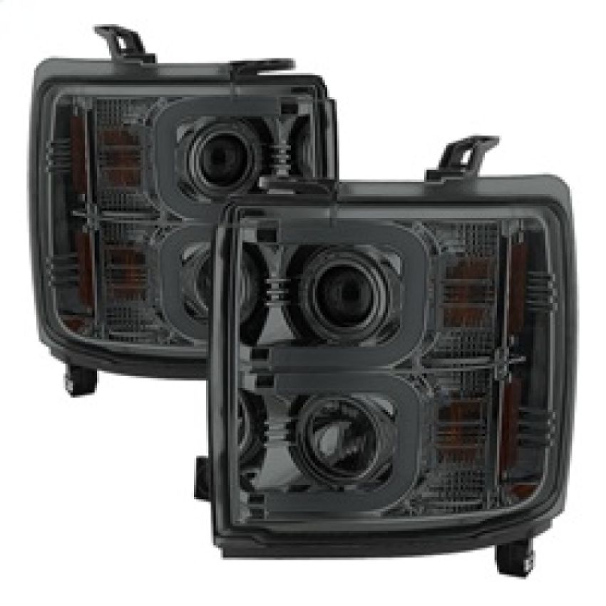 SPYDER 5081056 Projector Headlights - Light Bar DRL - Smoke
