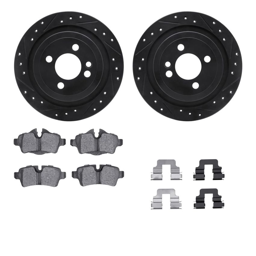 Dynamic Friction 8612-32008 Rotor Kit