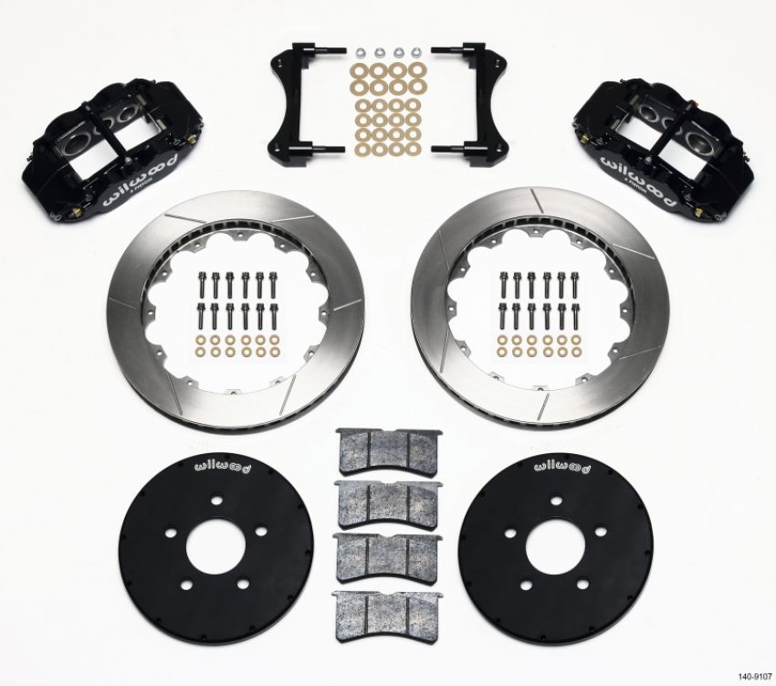Wilwood 140-9107 Narrow Superlite 6R Front Hat Kit 12.88in 1994-2004 Mustang