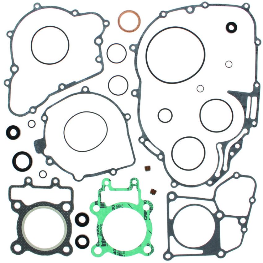 QuadBoss 563986 88-02 Kawasaki KLF220 Bayou Complete Gasket Set w/ Oil Seal
