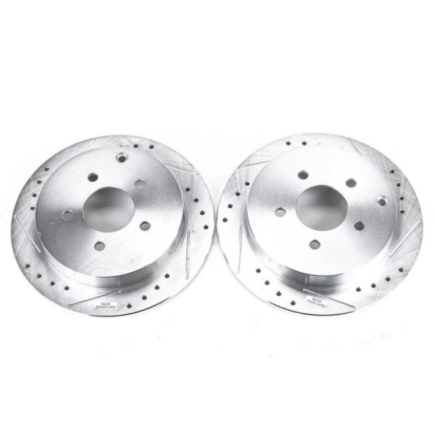 PowerStop AR8270XPR PowerStop Evolution Performance Drilled, Slotted & Plated Brake Rotor Pair