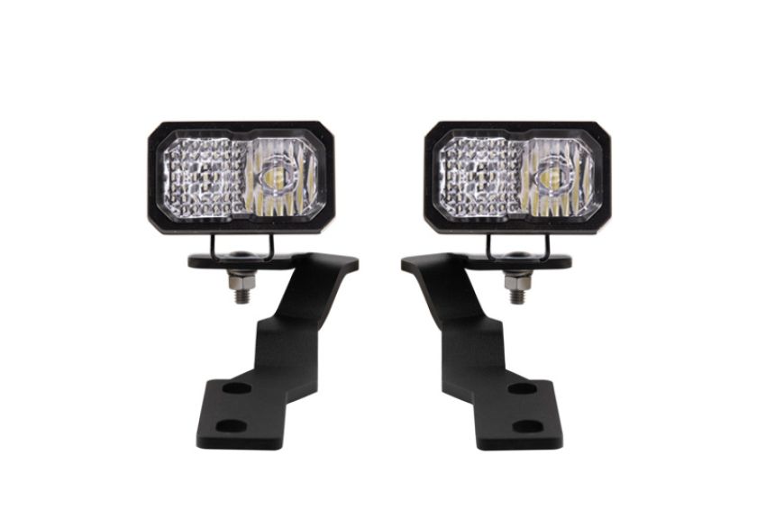 Diode Dynamics DD6378 16-21 Toyota Tacoma Stage Series 2in LED Ditch Light Kit - Pro White Combo