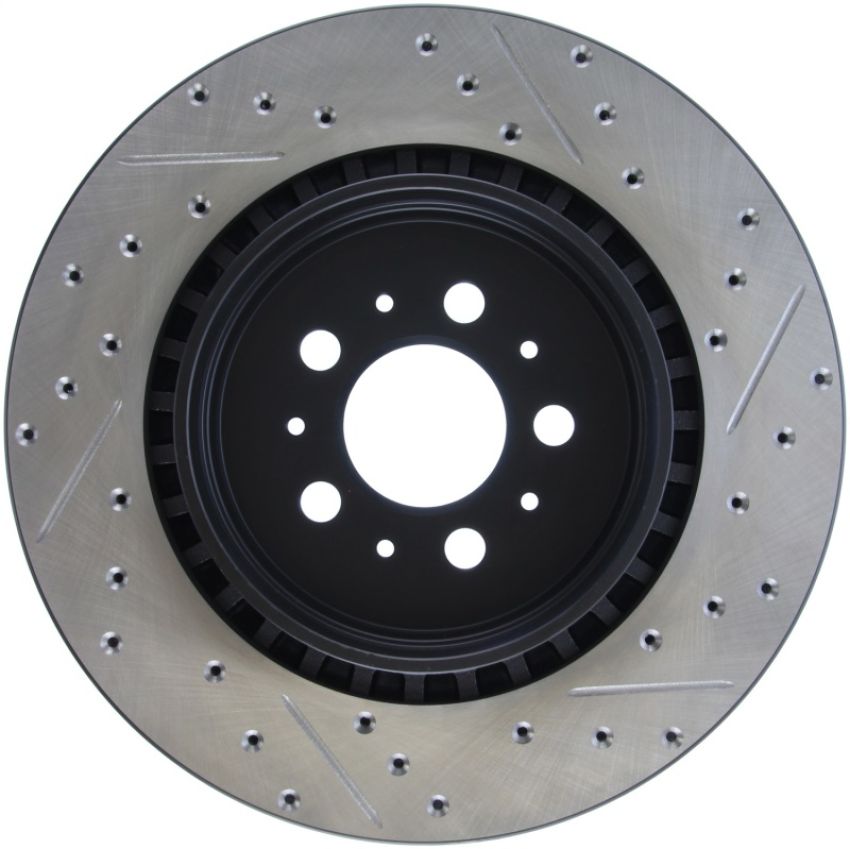 Stoptech 127.39036R Slotted & Drilled Sport Brake Rotor