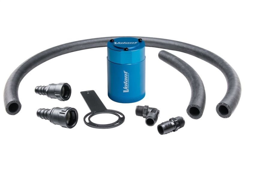Volant VC0002 Performance 3 oz. aluminum oil catch can with mounting bracket