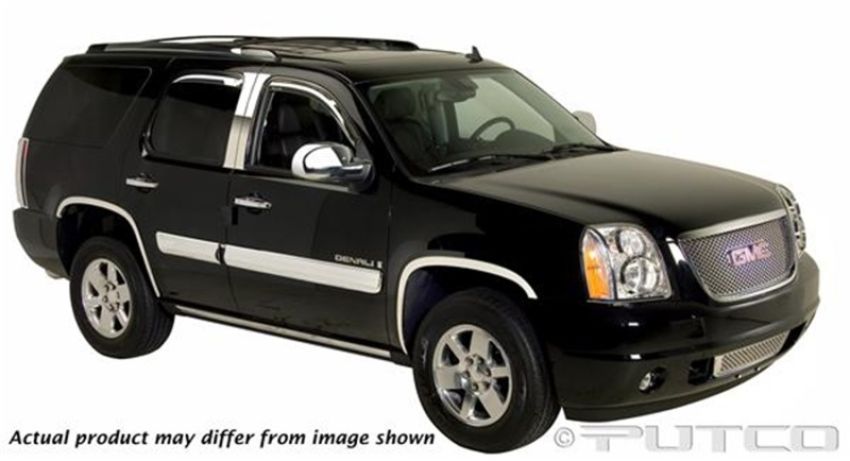Putco 405625 07-14 GMC Yukon w/o Side Molding DH/FTC/HL/MC/RH//TL/WH Chrome Trim Accessory Kits