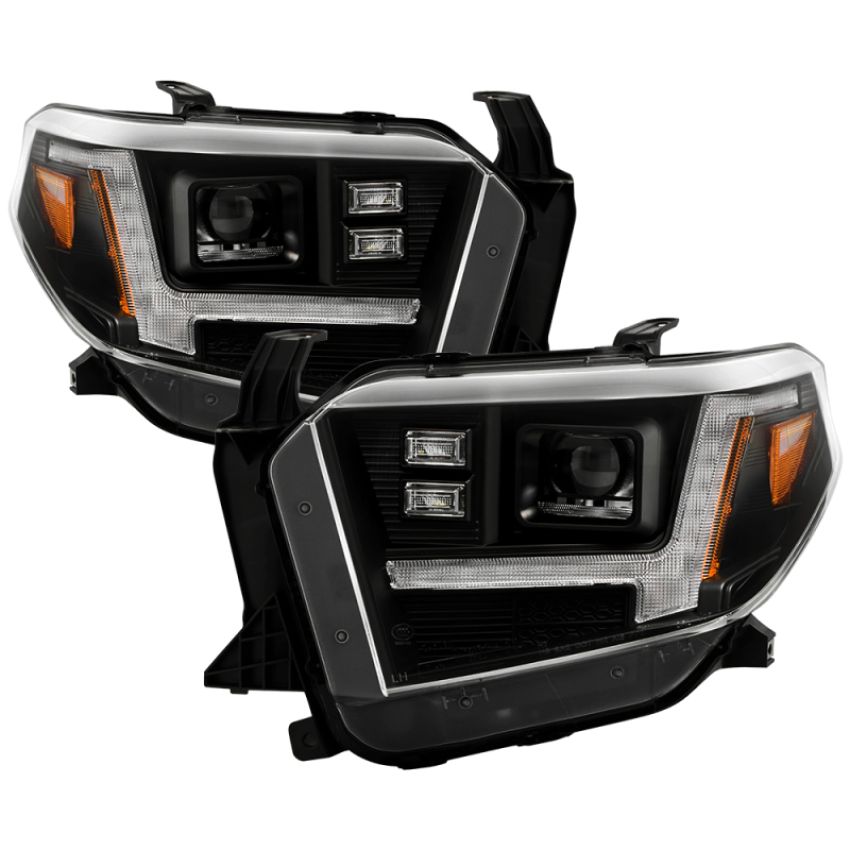 SPYDER 5088727 High-Power LED Module (High Beam And Low Beam) Equipped Headlights - Black