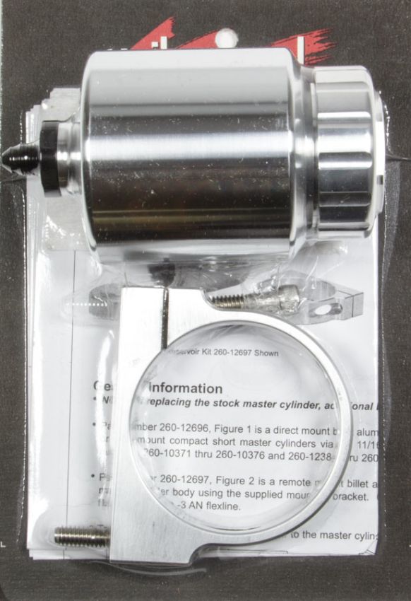 Wilwood 260-12697 Billet Reservoir Kit 4 oz w/ Bracket