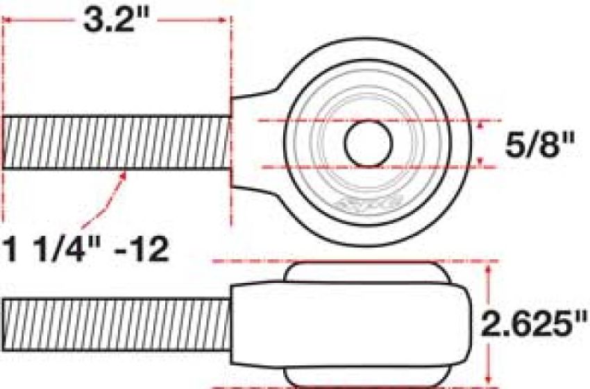 SPECIALTY PRODUCTS COMPANY 15739 XAXIS ROD END BALL JOINT
