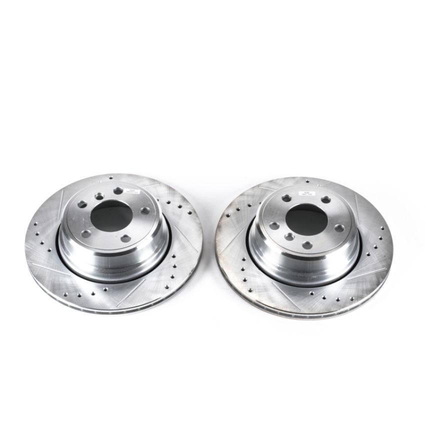 PowerStop EBR668XPR PowerStop Evolution Performance Drilled, Slotted & Plated Brake Rotor Pair