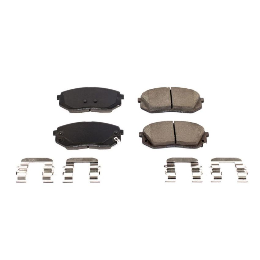 PowerStop 17-1826 PowerStop - Z17 Low-Dust Ceramic Brake Pads with Hardware