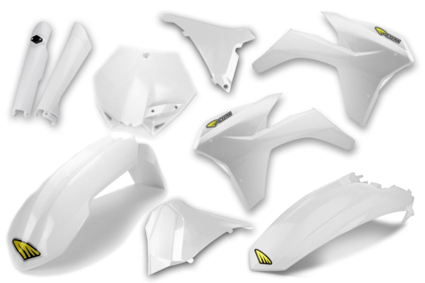 Cycra 1CYC-9309-42 11-12 KTM 125-450 SX/XC/SX-F/XC-F Powerflow Body Kit - White
