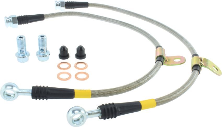 Stoptech 950.51001 10 Hyundai Genesis Front Stainless Steel Brake Lines