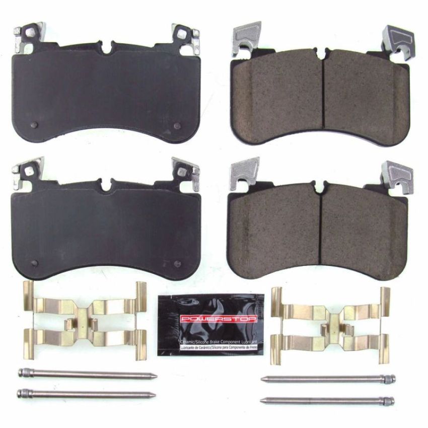 PowerStop Z23-2184 PowerStop - Z23 Daily Driver Carbon-Fiber Ceramic Brake Pads with Hardware Kit
