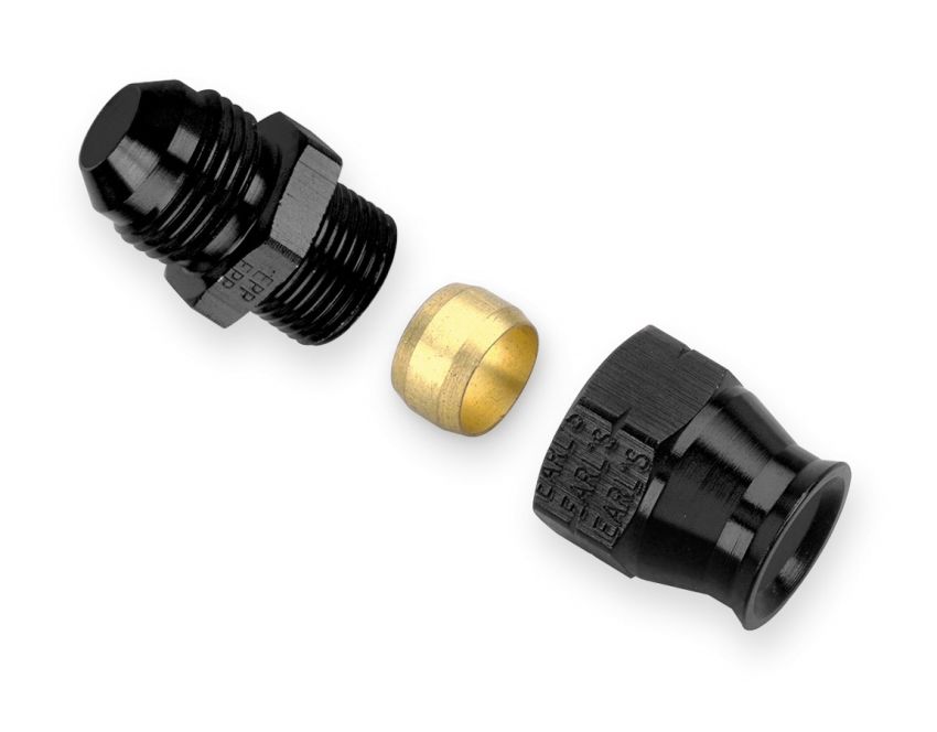 EARLS EARAT165064ERL 1/4 Alum Tubing Adapter 6an Male