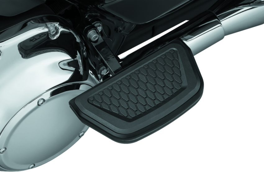 Kuryakyn 5903 Hex Passenger Board Inserts Black