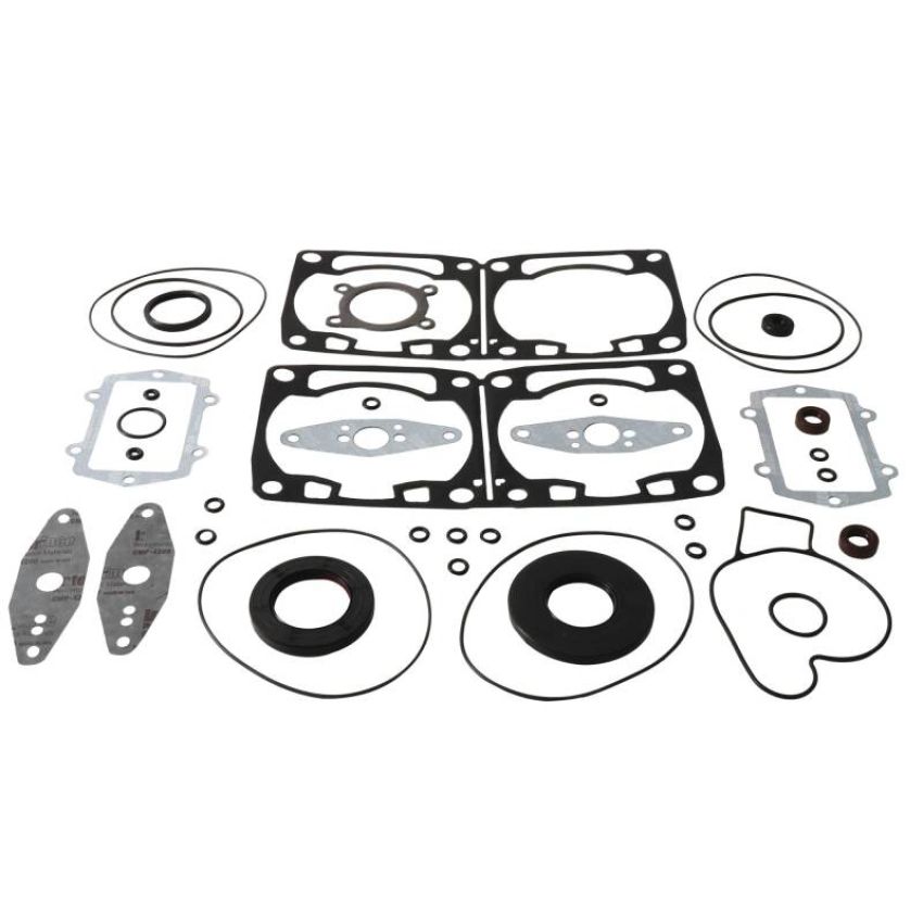 Vertex Pistons 711321 Vertex Gaskets 14-16 Arctic Cat ZR 6000 Carb Complete Gasket Kit w/ Oil Seals