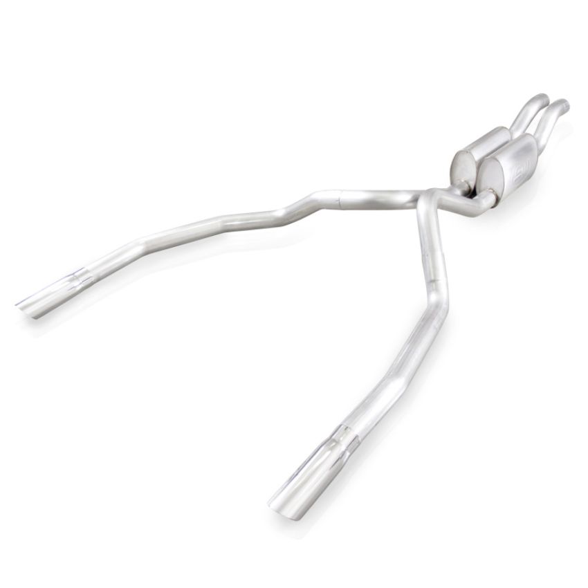 Stainless Works FTR10CBUB 2010-14 Ford Raptor 3in Exhaust Chambered Mufflers Under Bumper Exit