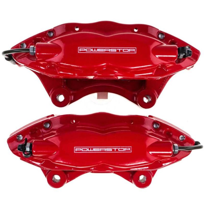 PowerStop S5114 Red Powder Coated Calipers