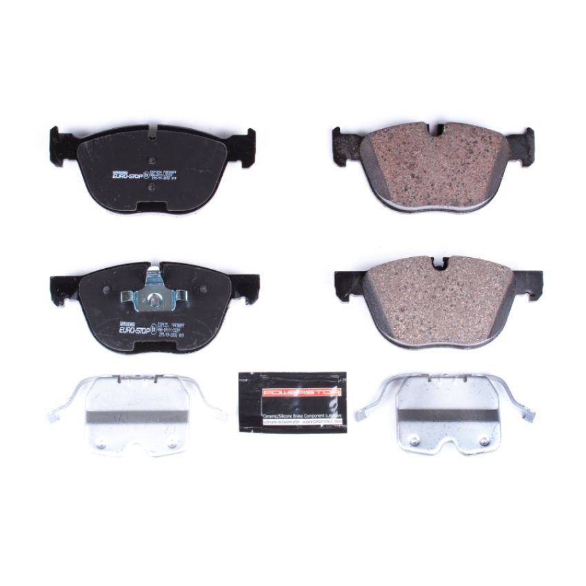 PowerStop ESP1254 EuroStop ECE-R90 Certified Brake Pad Set