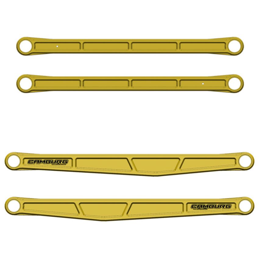 Camburg CAM-120033-GLD Ford Raptor 21-23 KINETIK Series Rear Billet Trailing Arm Kit (Gold)