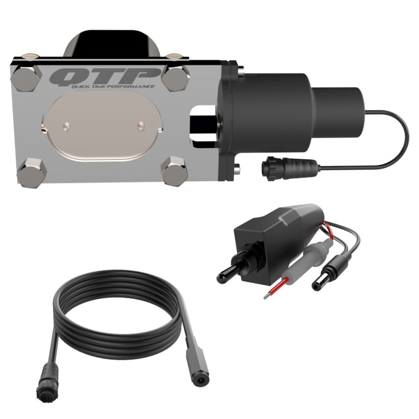 QTP QTEC33 Bolt-On QTEC Low Profile Oval Electric Cutout Valve