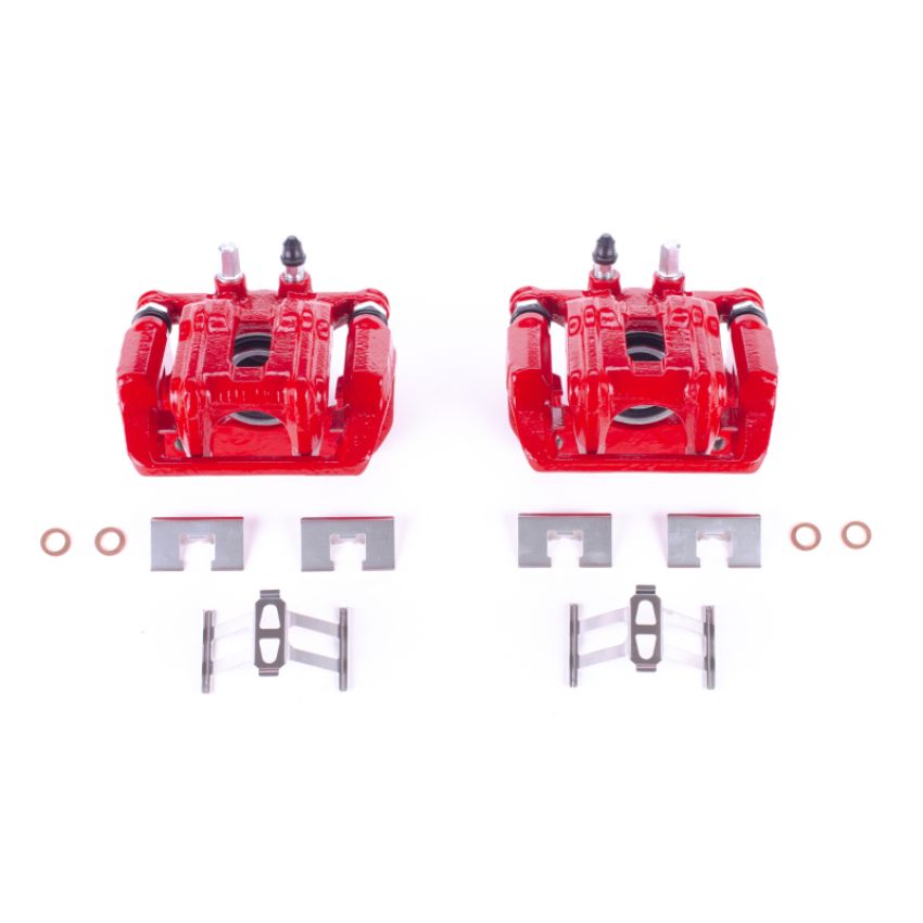 PowerStop S2910 Red Powder Coated Calipers