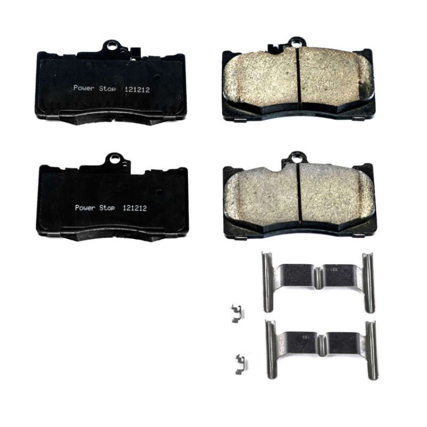 PowerStop 17-1586 PowerStop - Z17 Low-Dust Ceramic Brake Pads with Hardware