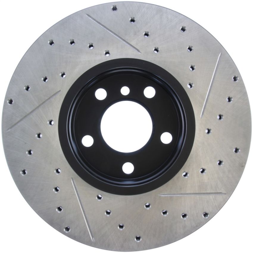 Stoptech 127.34098R Slotted & Drilled Sport Brake Rotor