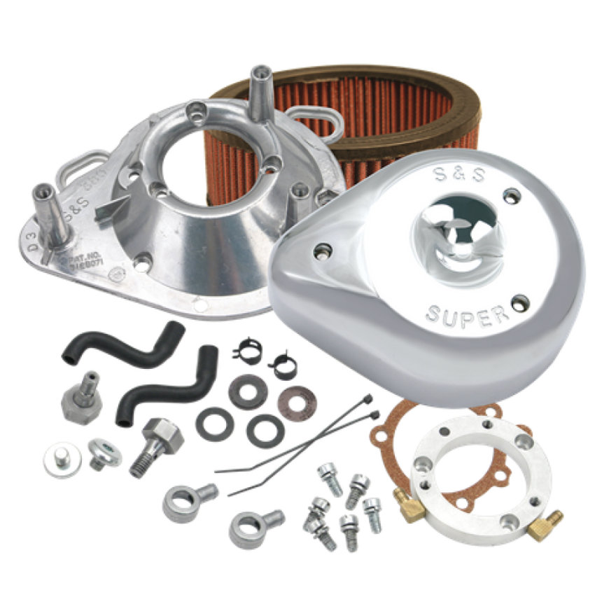 S&S Cycle 170-0303B 01-17 Stock EFI BT Models Teardrop Air Cleaner Kit