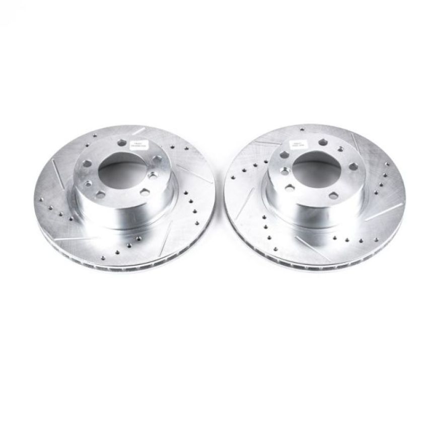 PowerStop EBR288XPR PowerStop Evolution Performance Drilled, Slotted & Plated Brake Rotor Pair