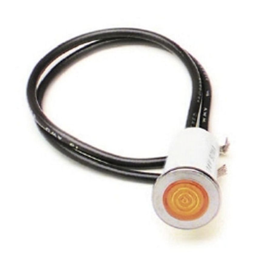 PAINLESS WIRING PWI80208 1/2in Amber Dash Light