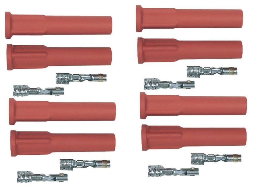 MSD IGNITION MSD8854 Straight Spark Plug Boots - 8-pack