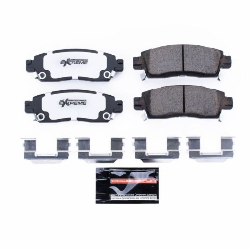 PowerStop Z26-883 PowerStop - Z26 Performance Carbon-Fiber Ceramic Brake Pads with Hardware Kit