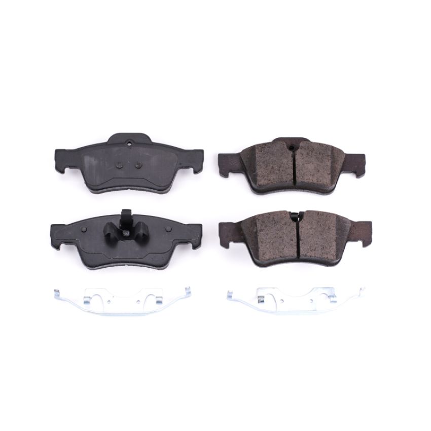PowerStop 17-1122 PowerStop - Z17 Low-Dust Ceramic Brake Pads with Hardware