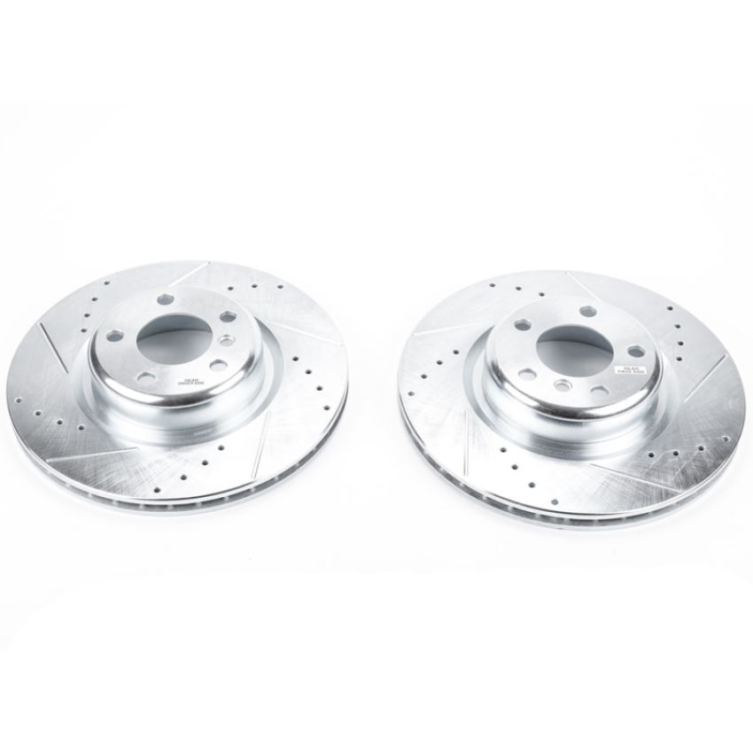 PowerStop EBR1404XPR PowerStop Evolution Performance Drilled, Slotted & Plated Brake Rotor Pair