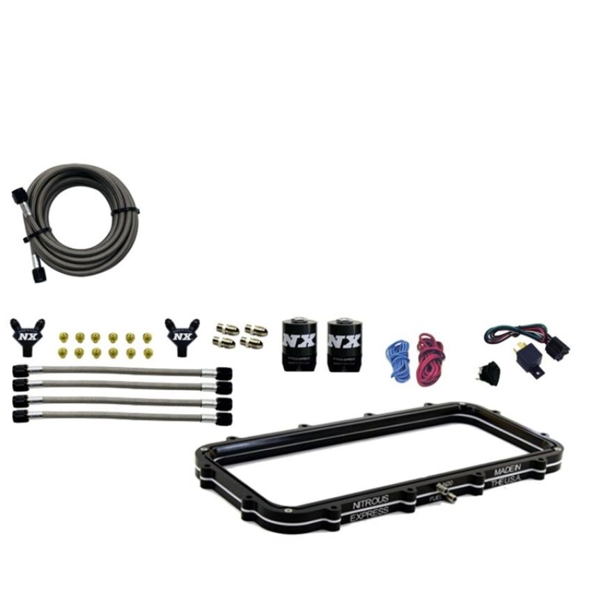 Nitrous Express 20940-00 Holley High Ram Plenum Plate System No Bottle