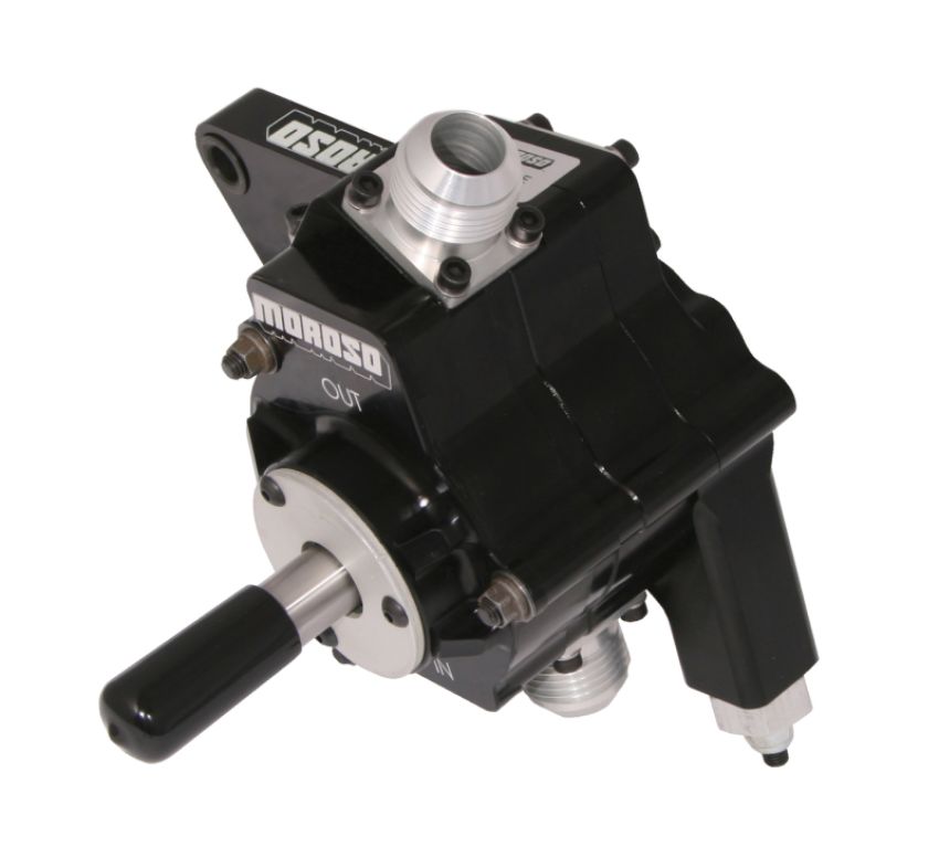Moroso 22251 Black Series Single Stage External Oil Pump - Left Side - .875in Pressure