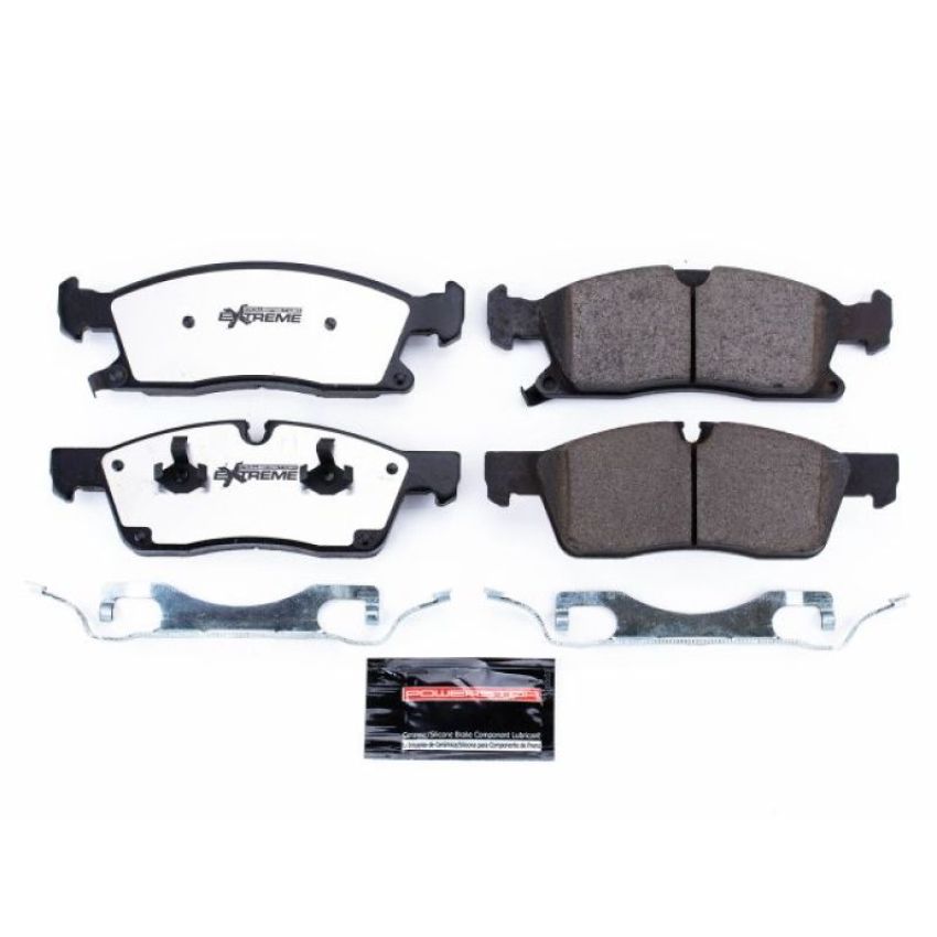 PowerStop Z36-1455 PowerStop - Z36 Truck and SUV Carbon-Fiber Ceramic Brake Pads with Hardware Kit