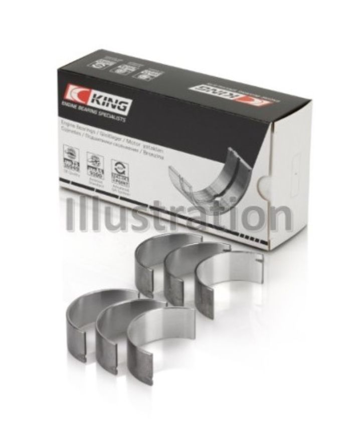 King Engine Bearings CR312AM025 King Subaru EF12 90-95 (Size .025) Connecting Rod Bearings (Set of 3)