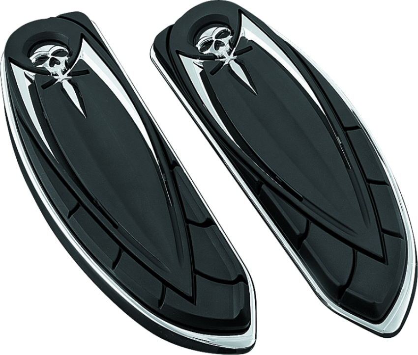 Kuryakyn 4566 Zombie Driver Floorboard Cover Chrome