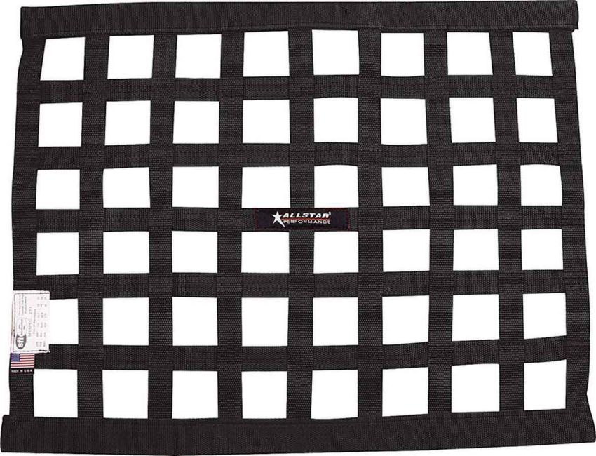 ALLSTAR PERFORMANCE ALL10285 Window Net Border Style 18 x 24 SFI Black