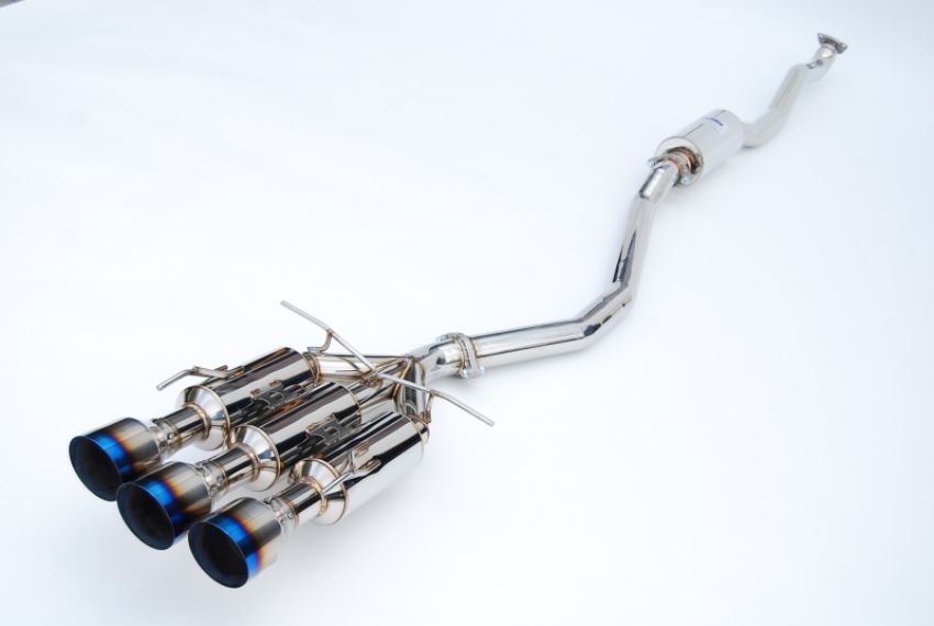 Invidia HS17CS27GM3ST 17+ Honda Civic SI Coupe Gemini Triple Titanium Tip Cat-back Exhaust