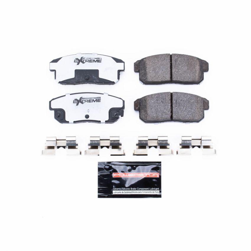 PowerStop Z26-900 PowerStop - Z26 Performance Carbon-Fiber Ceramic Brake Pads with Hardware Kit