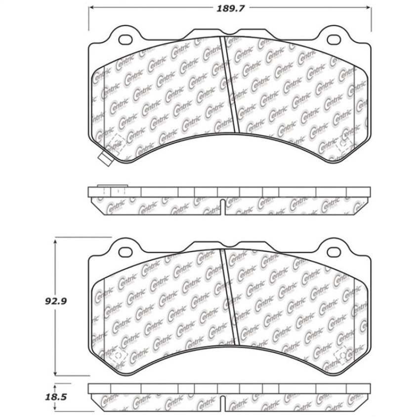 Stoptech 308.13820 Street Touring Brake Pads - Front