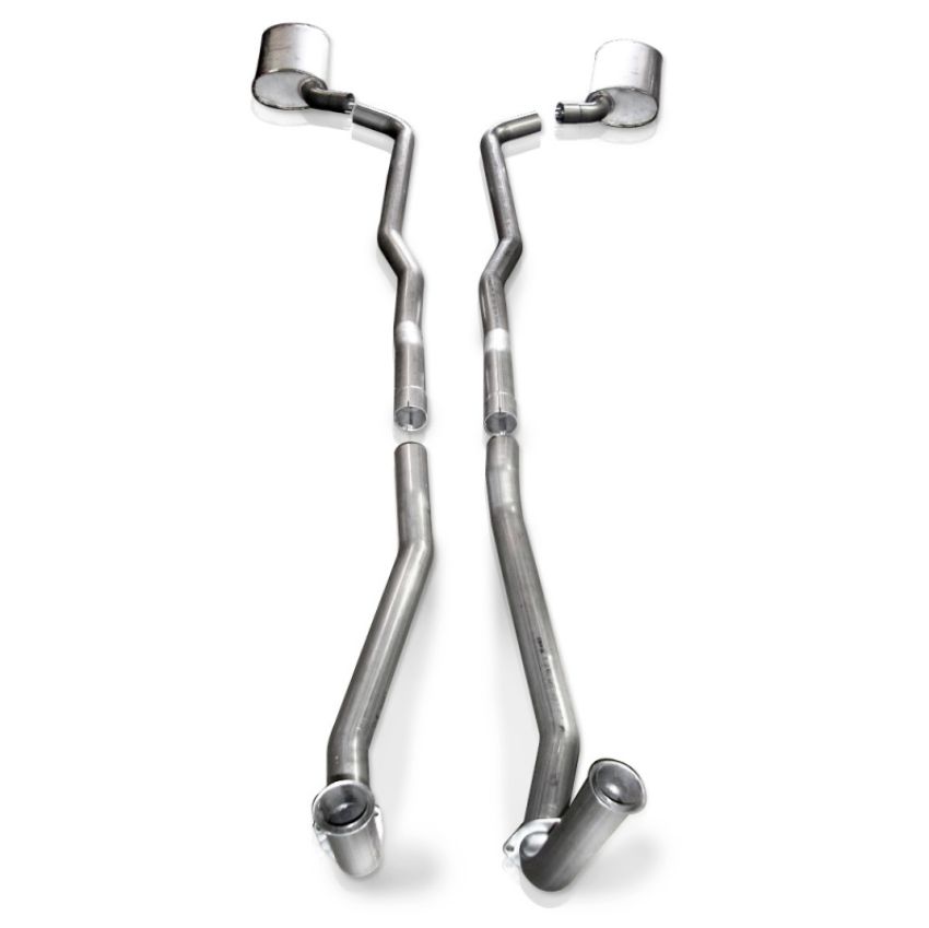 Stainless Works V6814100S 1968-72 Corvette Exhaust BB Standard Trans 2-1/2in Factory Connect