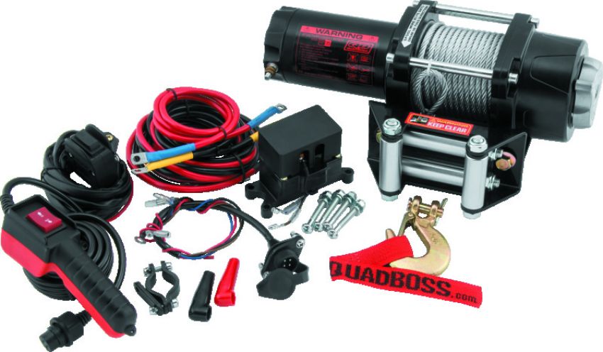QuadBoss 608702 Winch 3500Lb W/Cable