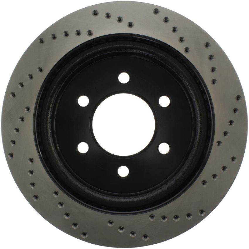 Stoptech 128.65153R 2019 Ford Raptor w/ Electronic Parking Brake Sport Cross Drilled Right Rear Rotor