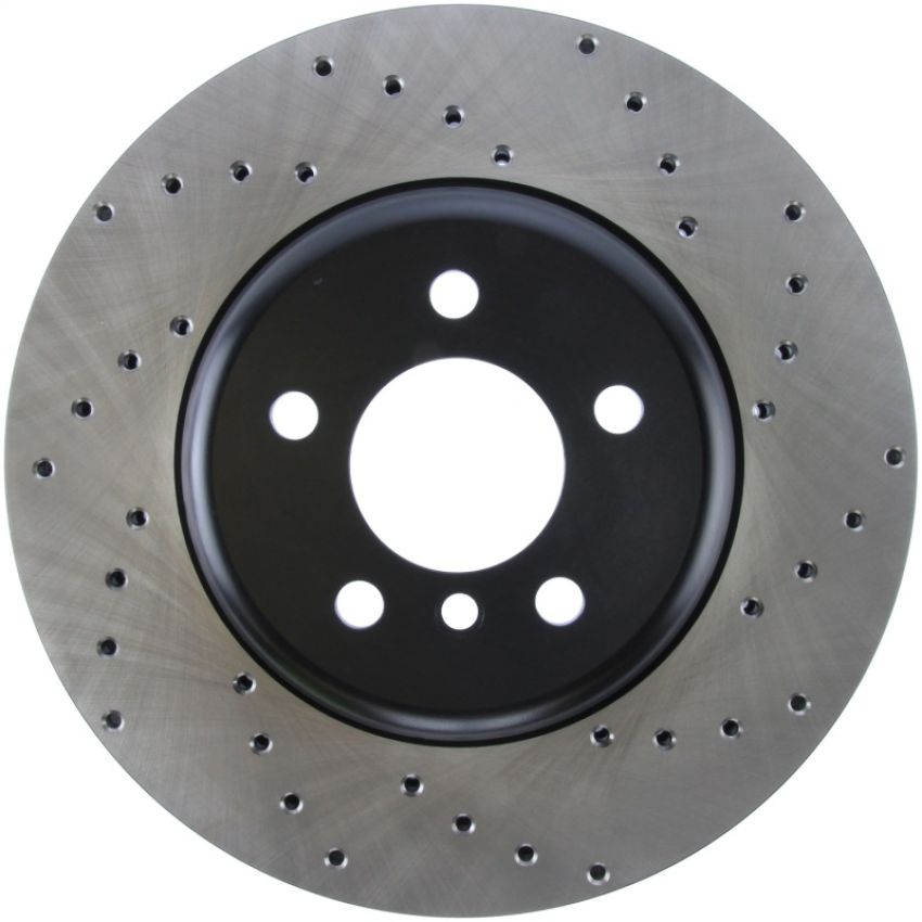 Stoptech 128.34124L 11-15 BMW 535i/535xi/ 12-15 640i Front Left Drilled Sport Brake Rotor
